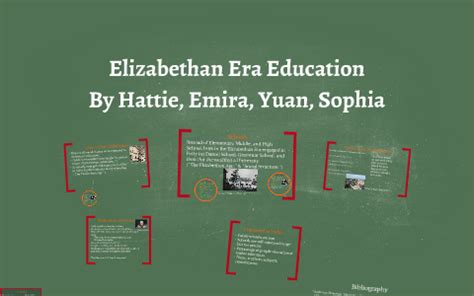 Education in the Elizabethan Era by Hattie Poole on Prezi