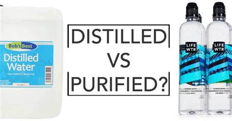 Difference Between Distilled Water vs Purified Water | Water purifier, Distilled water, Distillation