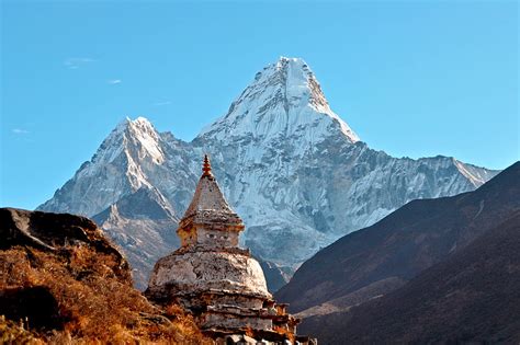 Nature, Mountains, Temple, Himalayas, Ama-Doubleam, Ama-Dablam HD ...