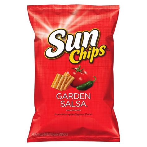 SunChips Garden Salsa Flavored Wholegrain Snacks - 7oz | Garden salsa ...