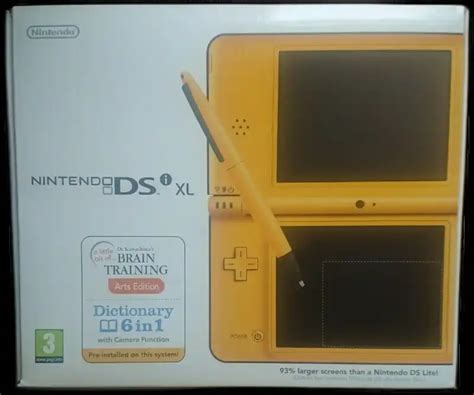 Nintendo DSi XL Yellow Console [EU] - Consolevariations