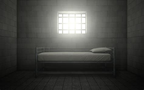 Prison Cell With Light Shining Through A Barred Window Stock Photo - Download Image Now - iStock