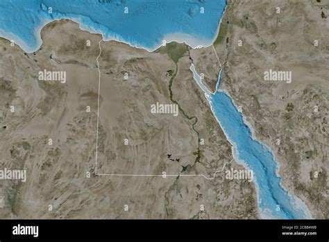 Egypt Map And Satellite Image