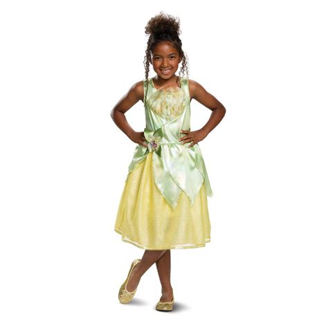 Tiana Classic Disney Princess Girls Costume - Funtober