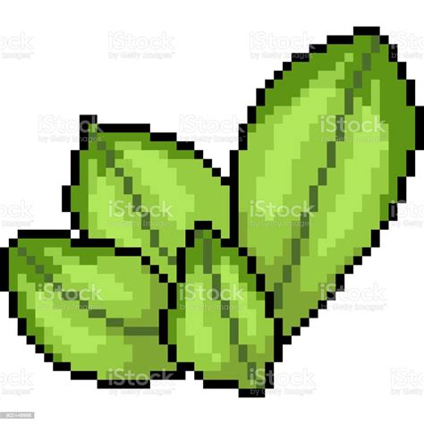 Vector Pixel Art Cartoon Stock Illustration - Download Image Now - Bush ...