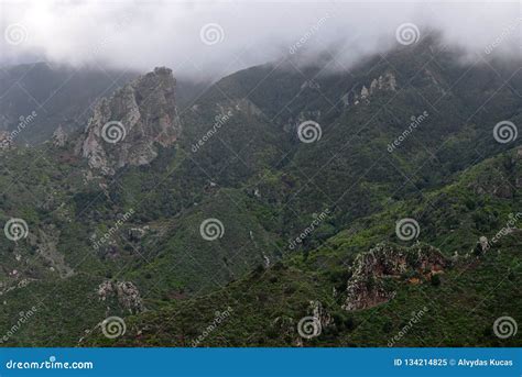 Mountains of Anaga, Tenerife Stock Image - Image of sunlight, island ...