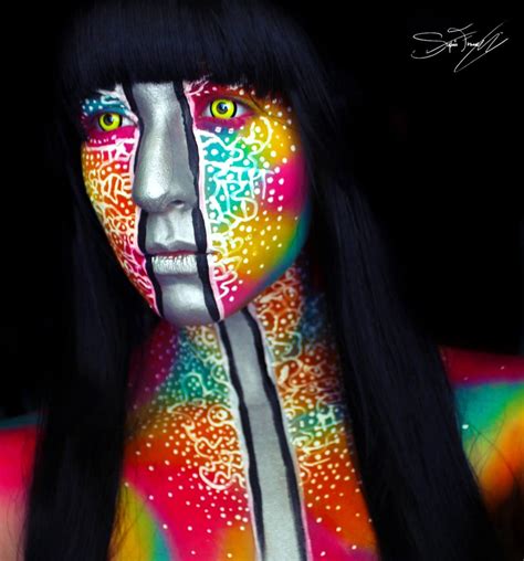 Neon Halloween Makeup Ideas | POPSUGAR Beauty Photo 9