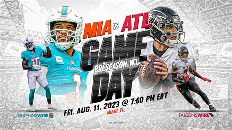 How to watch Dolphins vs. Falcons preseason game 2023