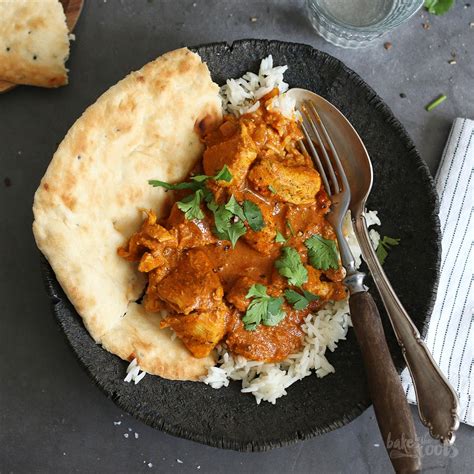 Butter Chicken mit Reis & Naan Brot | Bake to the roots