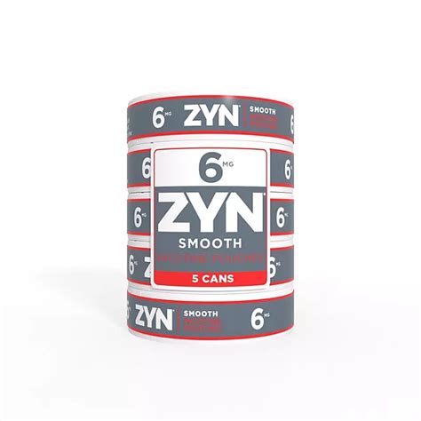 ZYN Smooth 6 mg 15 ct., 5 pk. - Sam's Club