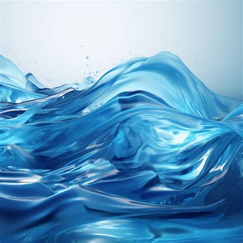 Ai generated 3d water | AI-generated image