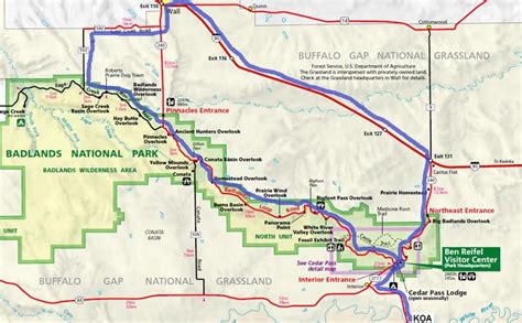 badlands national park map - Yahoo Search Results | Badlands national ...