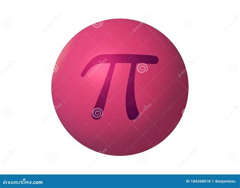 Greek letter Pi stock illustration. Illustration of symbol - 184268018