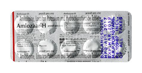 Buy Amlozaar H, Losartan /amlodipine / Hydrochlorothiazide Online