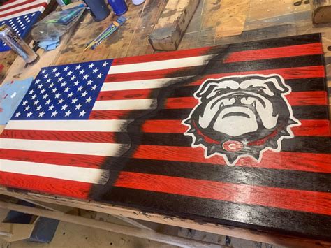 Georgia Bulldog UGA Face Stencil - The Tailgater GAOOS-323 | U-Stencil ...