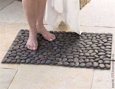 Stone mat handmade | Stone bath, Stone rug, Bath mat