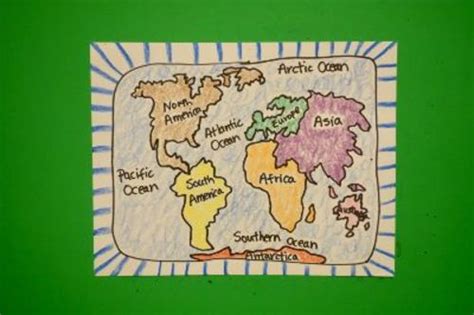 Let's Draw Continents & Oceans! by Patty Fernandez Artist | TPT