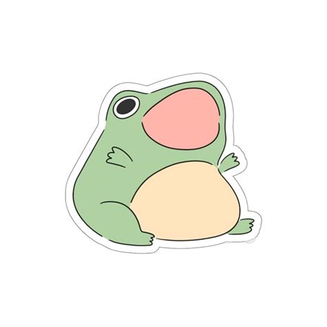 Fat Frog Sticker | Animal Sticker | Frog Sticker | Cute Sticker | TikTok Sticker … | Süße sachen ...