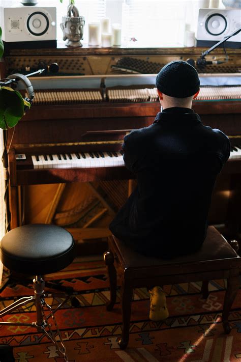 Man in Black Shirt Playing Piano · Free Stock Photo