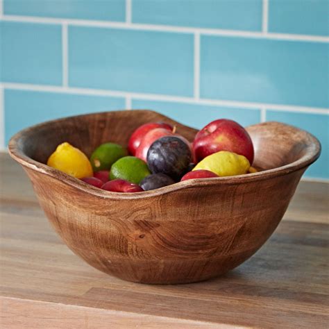 Natural Mango Wood Fruit Bowl Hand Carved Polished Wooden Bowl Fair ...