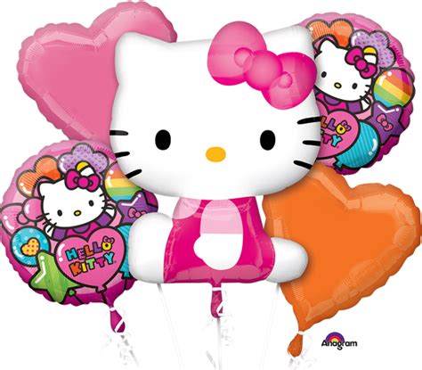 Download $19 - - Hello Kitty Balloons Png - Full Size PNG Image - PNGkit