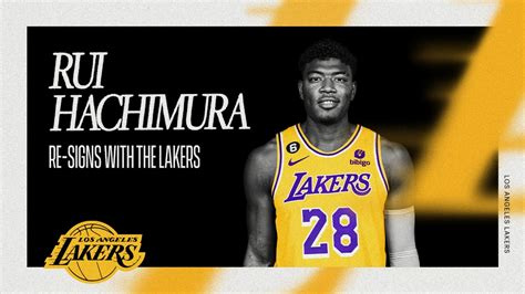 Los Angeles Lakers Re-Sign Rui Hachimura | NBA.com