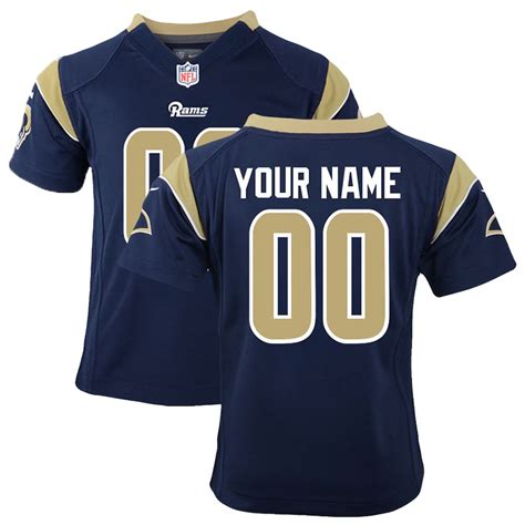 Nike Los Angeles Rams Infant Customized Game Team Color Jersey