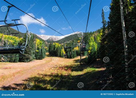 Arizona Snowbowl in Flagstaff. Stock Photo - Image of flagstaff, humphreys: 90772592