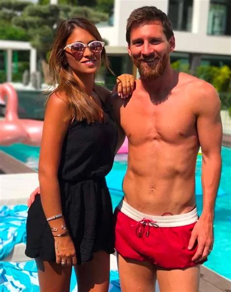 Lionel Messi reveals new intimate tattoo of his wife's lips inked near his abs - Irish Mirror Online