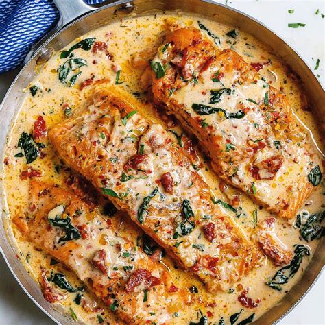 Low-Cholesterol Recipes That Are Ridiculously Delicious | Tuscan salmon ...