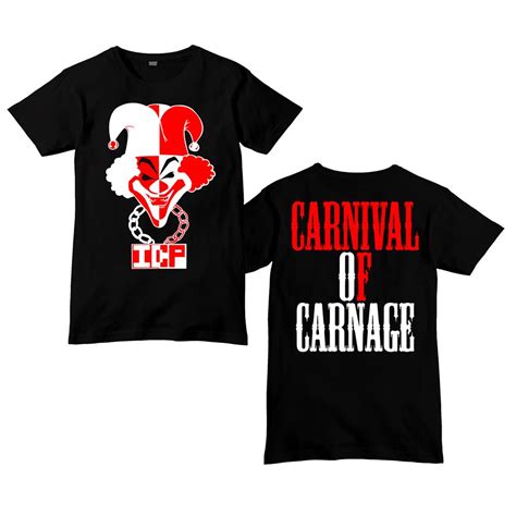 30 Years Carnival Of Carnage Red/White Logo Black : ICP0 : Psychopathic Records