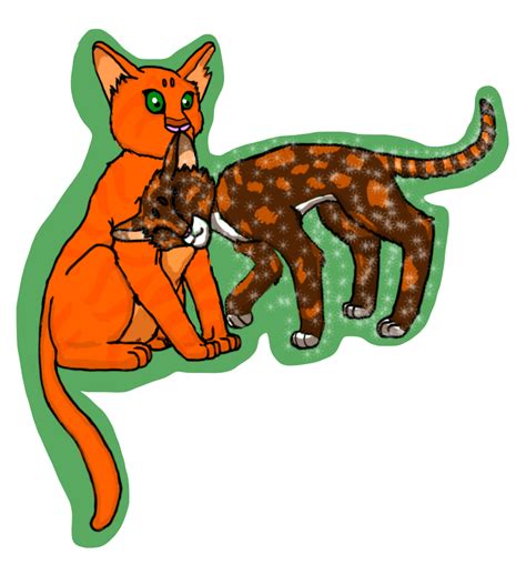 Firestar and Spottedleaf by miudream on DeviantArt