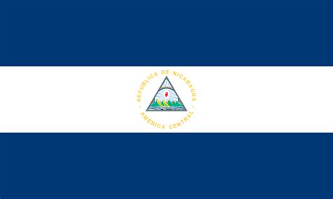 Flag of Nicaragua image and meaning Nicaraguan flag - country flags