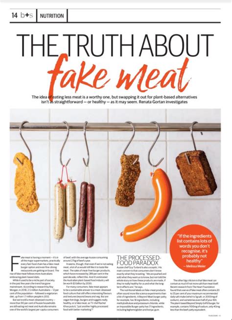 The truth about fake meat – Renata Gortan