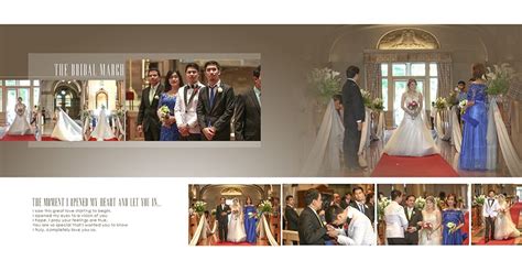 Elegant wedding album design i jerome seendy i manila cathedral church ...