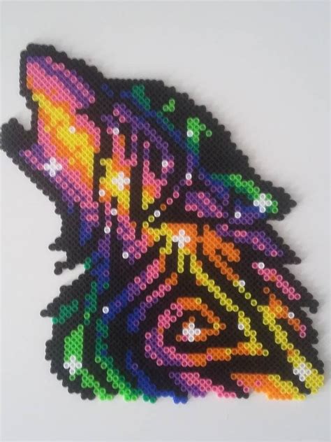 Mini Bead Rainbow Wolf by Werbenjagermanjensen.deviantart.com on ...