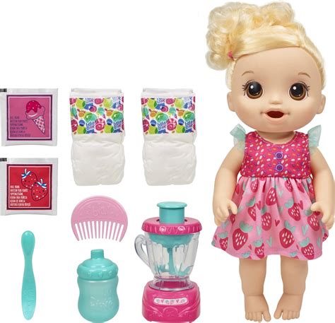 Hasbro E6943 Baby Alive Magical Mixer Baby Doll Strawberry Shake, Dolls - Amazon Canada