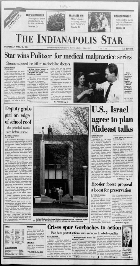 IndyStar turns 120: Historical front pages