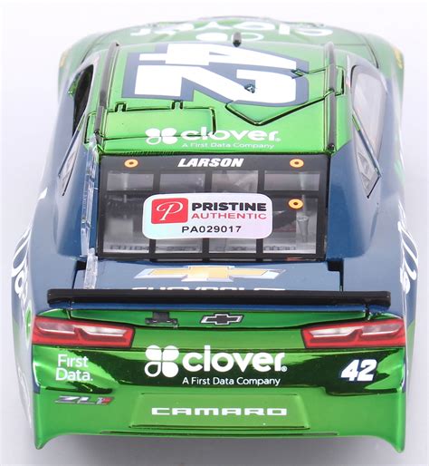 Kyle Larson Signed NASCAR #42 Clover / First Data 2018 Camaro ZL1 ...