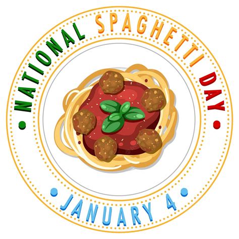 Free Vector | National spaghetti day banner design