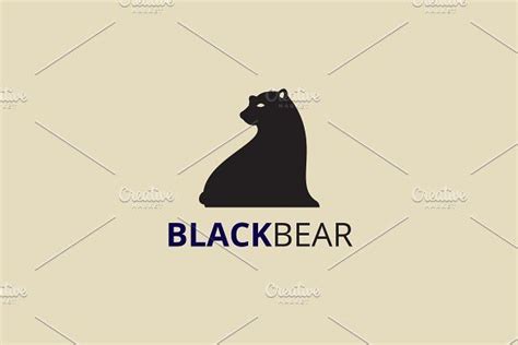 Black Bear Logo | Black bear, Bear logo, Bear design