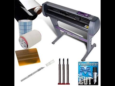 Vinyl Sign Making Kit - USCutter MH 34" Vinyl Cutter BUNDLE w/Software, Vinyl, Tape, Blades ...