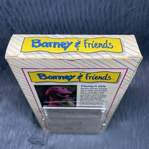 Barney And Friends Playing It Safe VHS Tape 1992 Time Life Video The Lyons Group | eBay