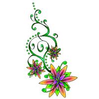 Flower Tattoo Picture Transparent HQ PNG Download | FreePNGImg