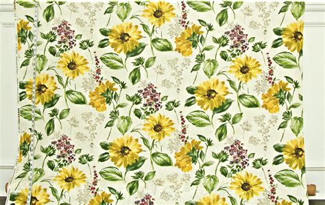 Sunflower Fabric- a Summer Floral Fabric | Brickhouse Fabrics