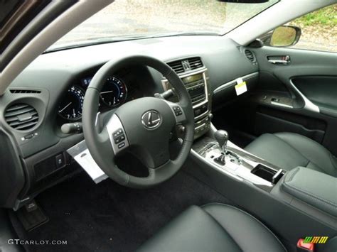 Black Interior 2012 Lexus IS 250 AWD Photo #56533666 | GTCarLot.com