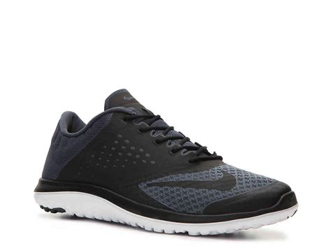 Nike Synthetic Fs Lite Run 2 Lightweight Running Shoe in Black/Grey ...