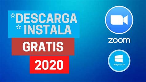 COMO DESCARGAR E INSTALAR ZOOM para PC 2020/ Gratis/ PARA CUALQUEIR WINDOWS