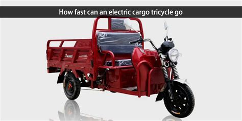 Electric cargo tricycle - the first choice for stable load - Best Electric Motorcycle ...