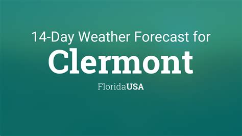 Clermont, Florida, USA 14 day weather forecast